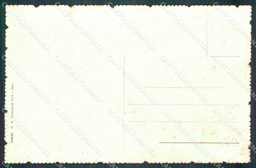 Asti città Stazione Palazzo Bosia cartolina MT0820 – retro