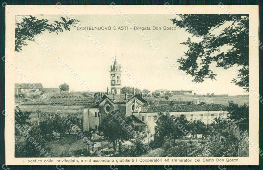 Asti Castelnuvo d'Asti Borgata Don Bosco cartolina MT0822 – fronte