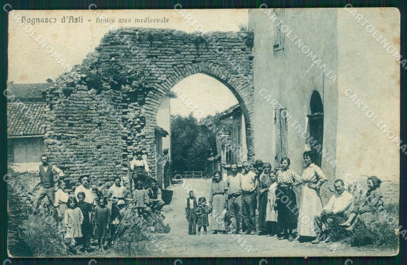 Asti Montafia Bagnasco d'Asti cartolina MT0825 – fronte