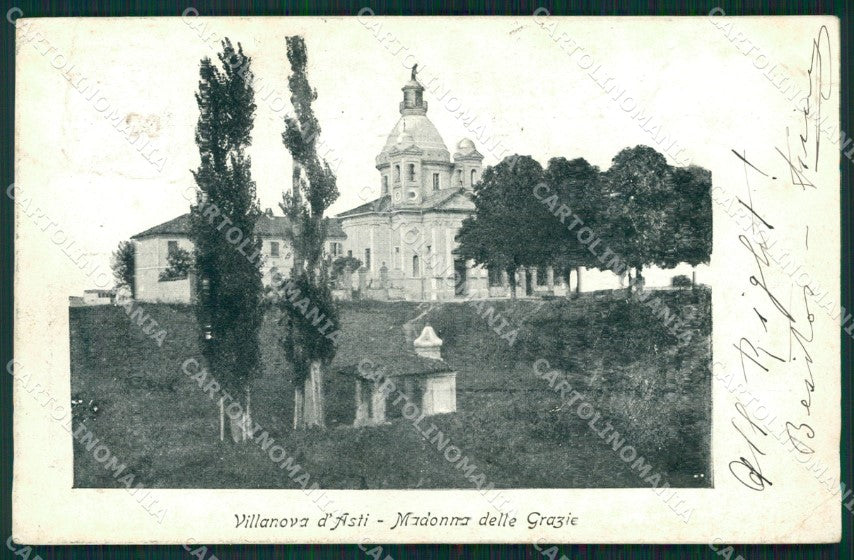 Asti Villanova d'Asti Madonna delle Grazie cartolina MT0827 – fronte