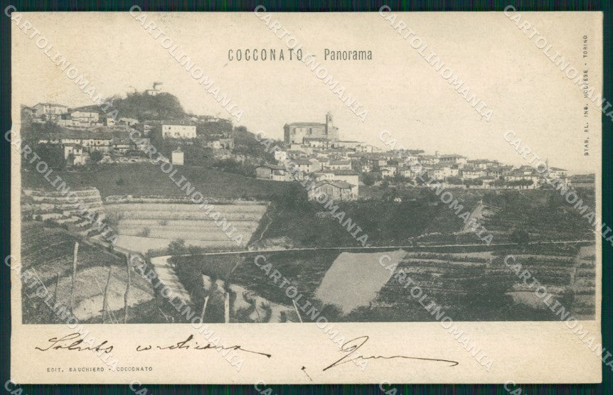 Asti Cocconato cartolina MT0829 – fronte