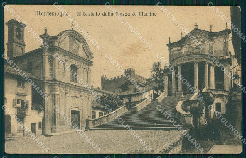 Asti Montemagno Piazza San Martino cartolina MT0840 – fronte