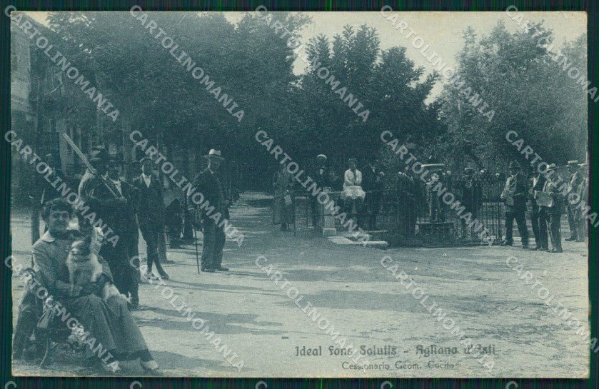 Asti Agliano d'Asti Fonte cartolina MT0844 – fronte