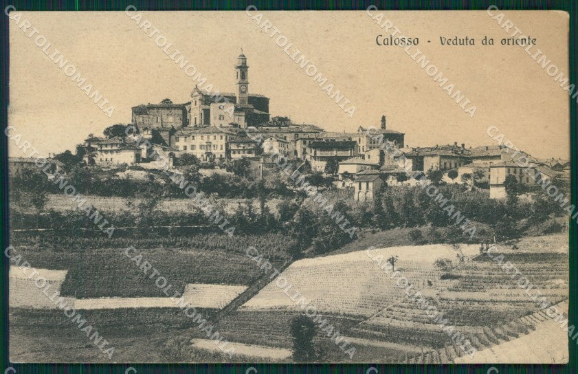 Asti Calosso PIEGHINA cartolina MT0849 – fronte