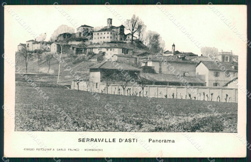 Asti Serravalle d'Asti STRAPPINO cartolina MT0857 – fronte