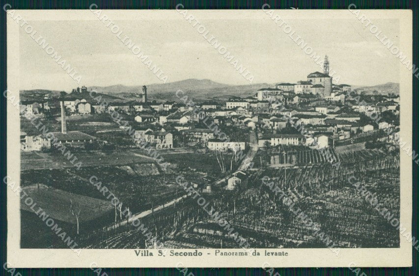 Asti Villa San Secondo cartolina MT0858 – fronte