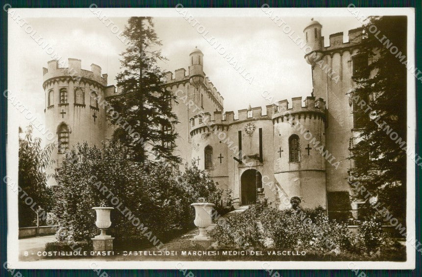 Asti Costigliole d'Asti Castello Marchesi Medici Foto cartolina MT0865 – fronte