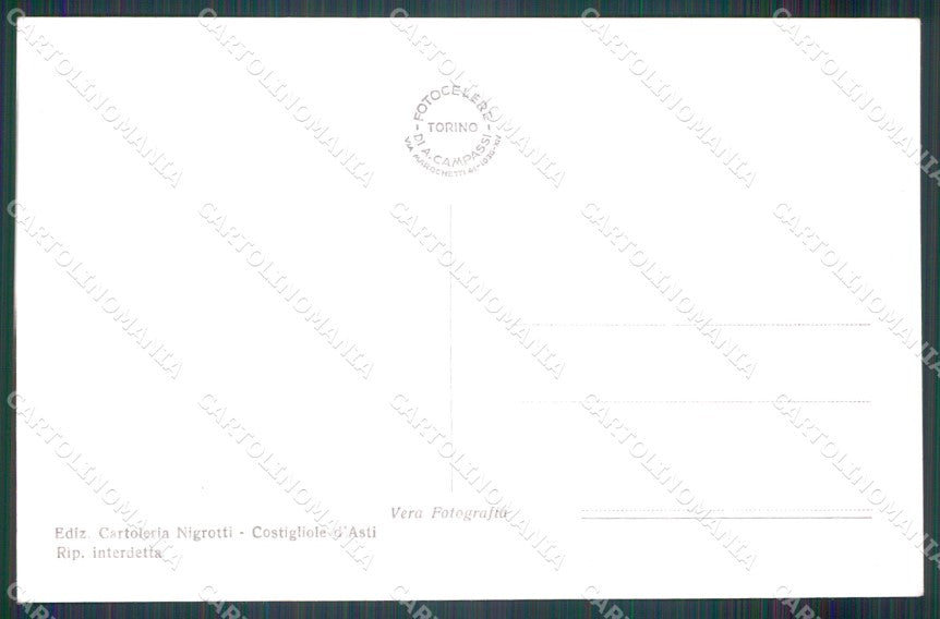 Asti Costigliole d'Asti Castello Marchesi Medici Foto cartolina MT0865 – retro