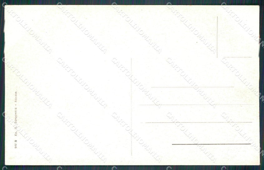 Novara città cartolina MT0869 – retro