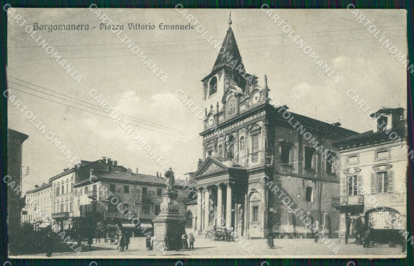 Novara Borgomanero cartolina MT0878 – fronte