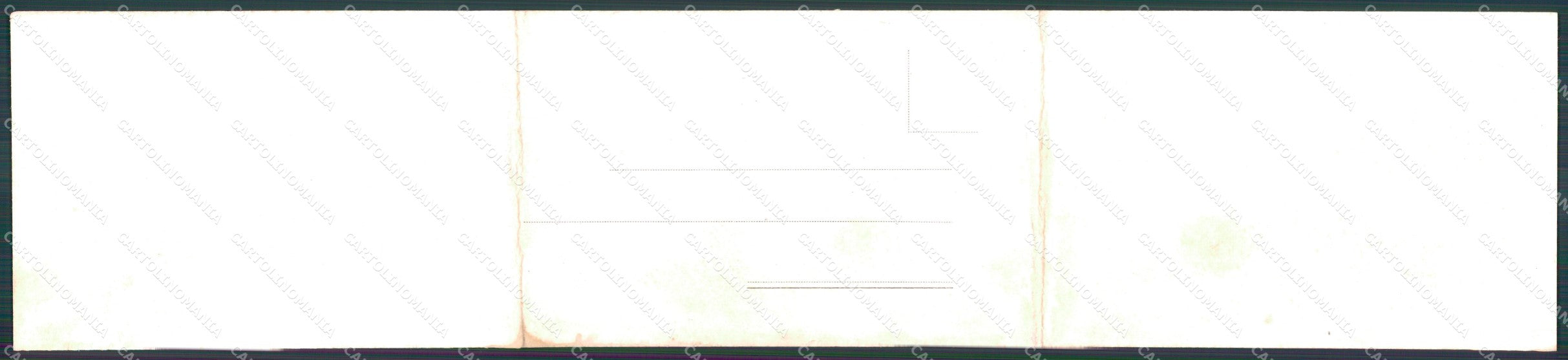 Novara Arona Lago Maggiore Battello Tripla cartolina MT0884 – retro