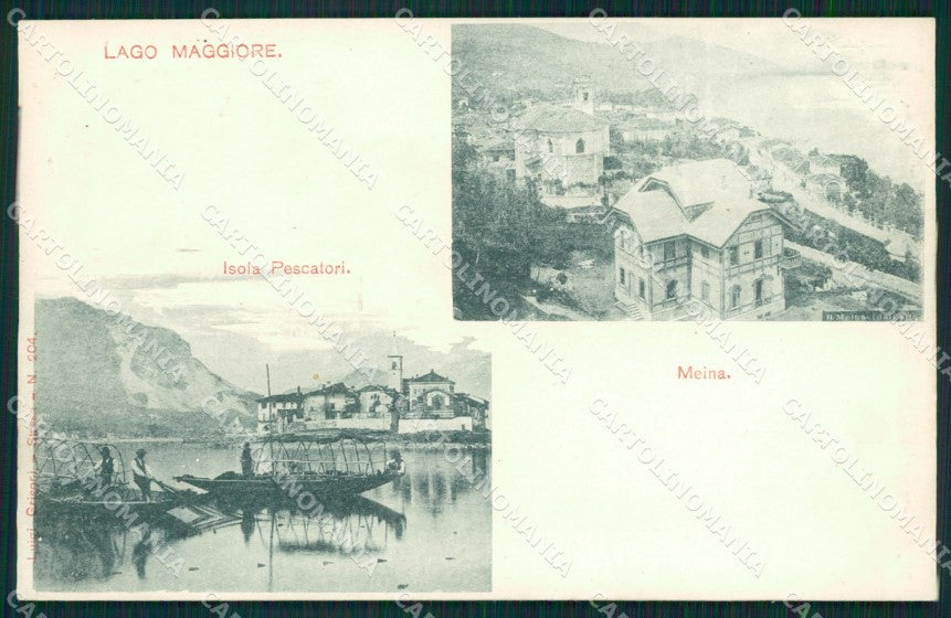 Verbania Stresa Isola Pescatori Lago Maggiore cartolina MT0888 – fronte