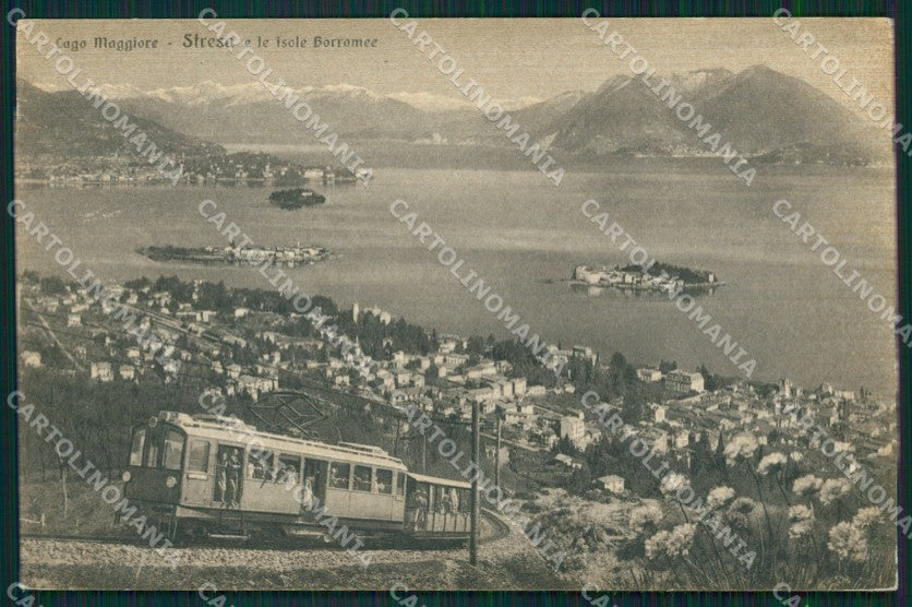 Verbania Stresa Lago Maggiore Treno Mottarone cartolina MT0892 – fronte