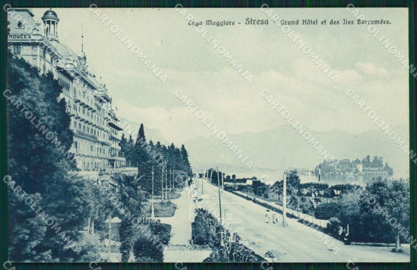 Verbania Stresa Isole Borromee Lago Maggiore cartolina MT0896 – fronte