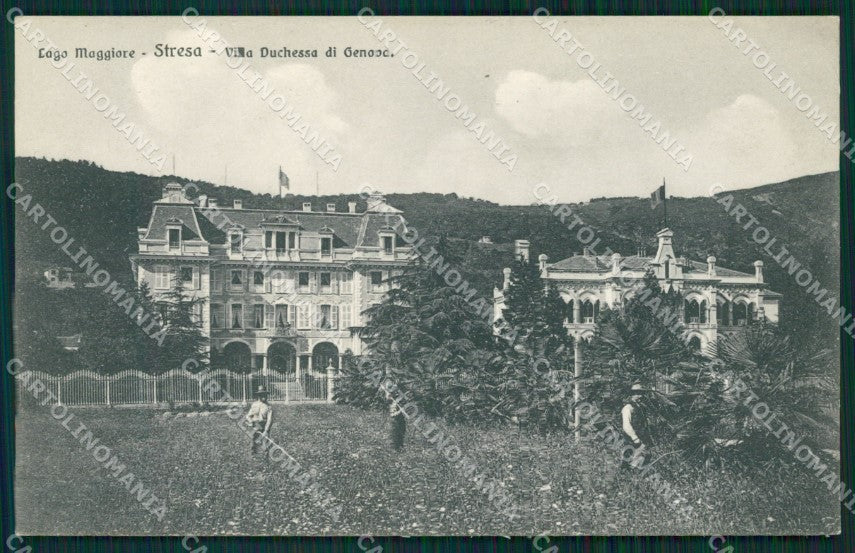 Verbania Stresa Lago Maggiore Villa Duchessa di Genova cartolina MT0900 – fronte