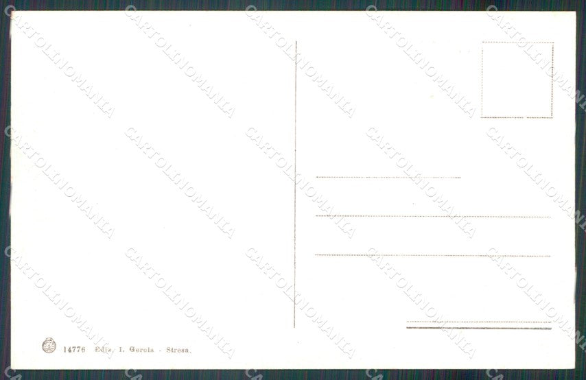 Verbania Stresa Mottarone cartolina MT0901 – retro