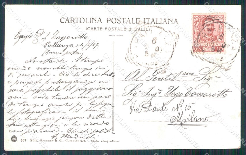 Verbania Stresa Isola Bella Lago Maggiore cartolina MT0913 – retro