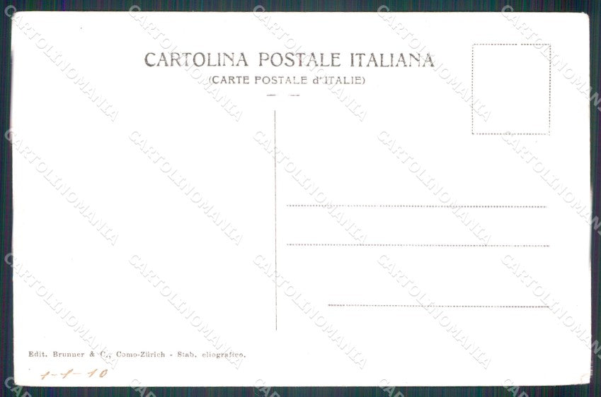 Verbania Stresa Isola Bella Lago Maggiore Barche cartolina MT0916 – retro