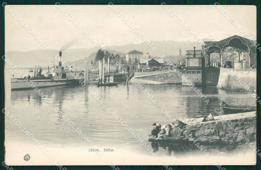 Verbania Intra Lago Maggiore Battello cartolina MT0931 – fronte