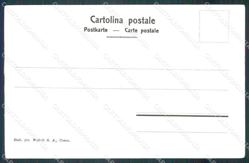 Verbania Intra Lago Maggiore Battello cartolina MT0931 – retro
