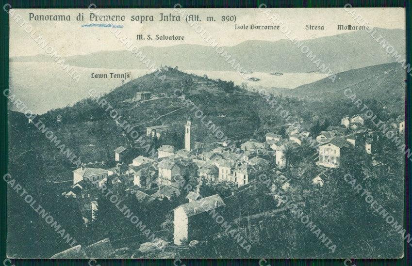 Verbania Premeno Intra Lago Maggiore cartolina MT0937 – fronte