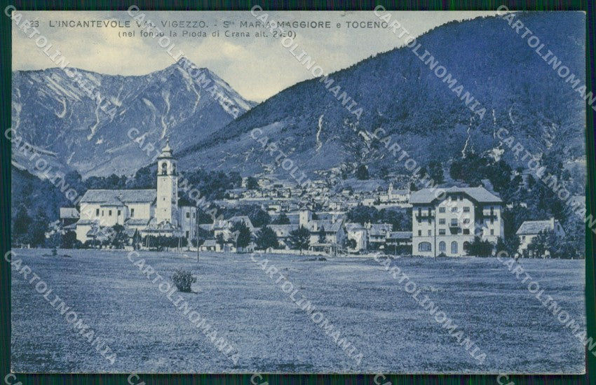 Verbania Santa Maria Maggiore Taceno Val Vigezzo PIEGHINA cartolina MT0942 – fronte