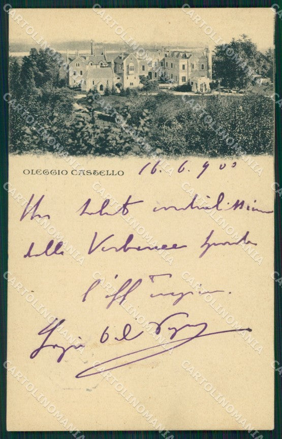 Novara Oleggio Castello cartolina MT0957 – fronte