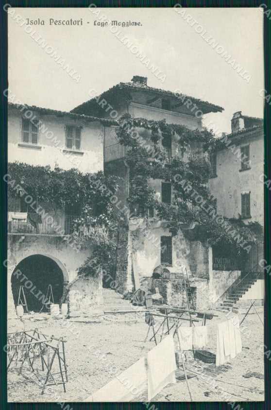 Verbania Stresa Isola Pescatori Lago Maggiore cartolina MT0963 – fronte