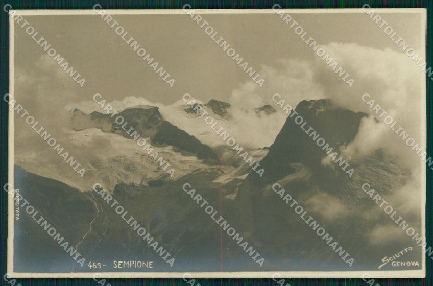 Verbania Sempione Sciutto Ghiacciaio Foto cartolina MT0970 – fronte