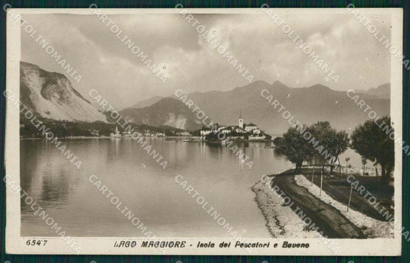 Verbania Baveno Isola dei Pescatori Lago Maggiore ABRASA Foto cartolina MT0975 – fronte