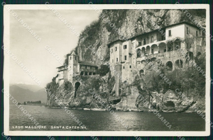 Varese Leggiuno Santa Caterina Lago Maggire Foto cartolina MT0979 – fronte