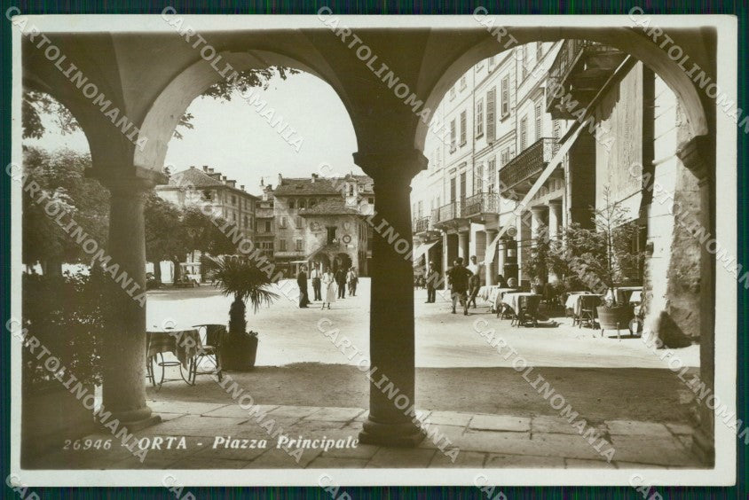 Novara Orta Foto cartolina MT0981 – fronte
