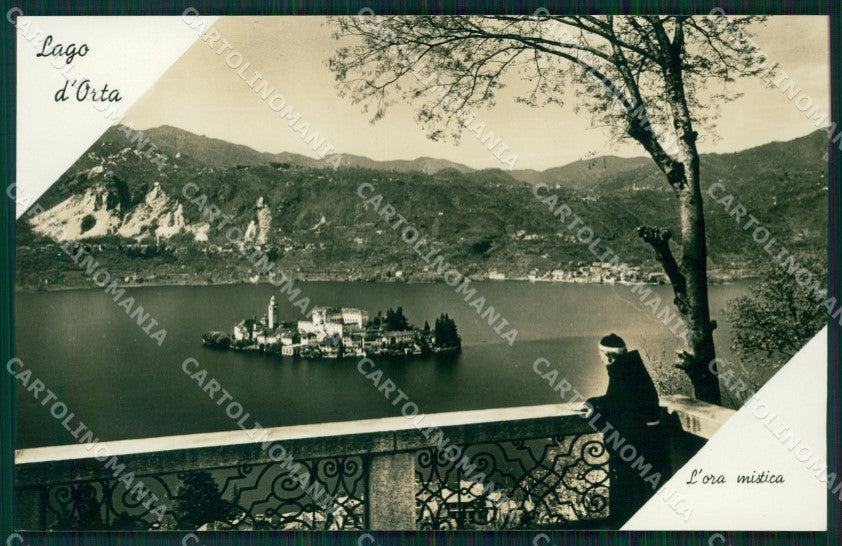 Novara Orta Lago di Isola San Giulio Foto cartolina MT0982 – fronte