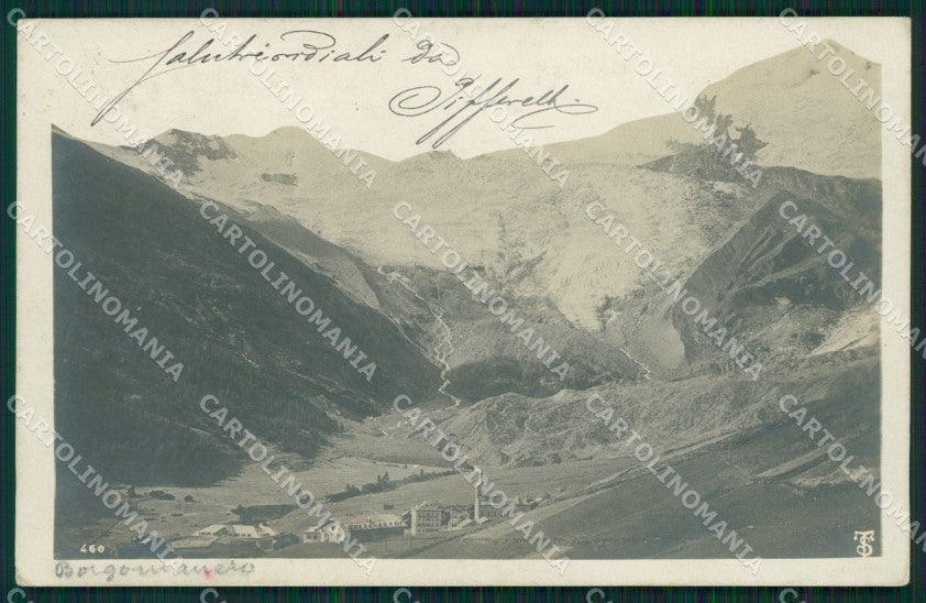 Svizzera ? Italia Ghiacciaio PIEGHINA Foto cartolina MT0983 – fronte