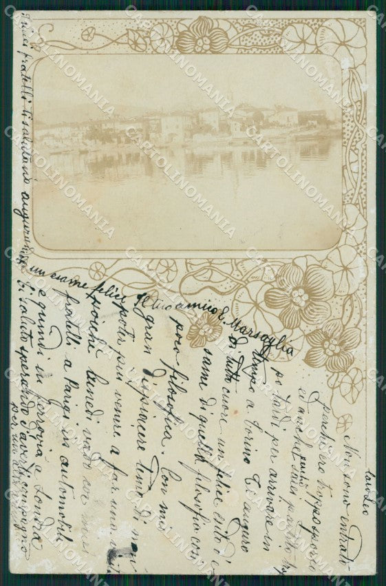 Verbania Baveno Isola dei Pescatori ABRASA Foto cartolina MT0986 – fronte