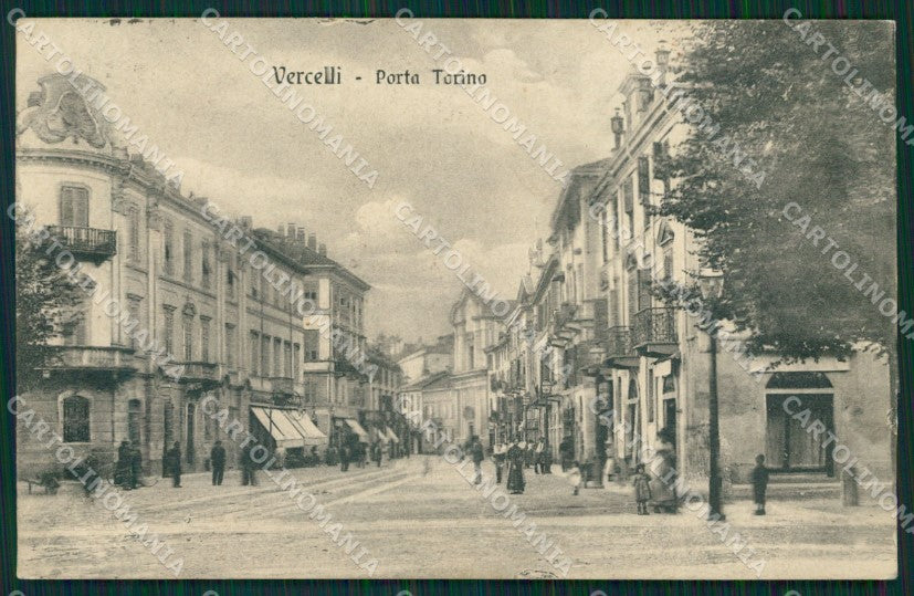 Vercelli città Porte Torino cartolina MT0988 – fronte