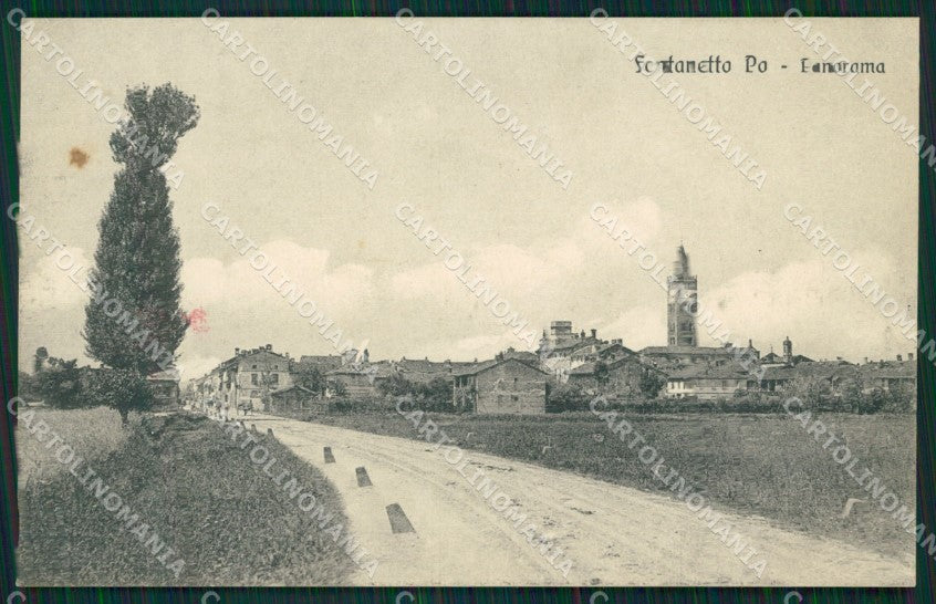Vercelli Fontanetto Po MACCHIE cartolina MT0996 – fronte