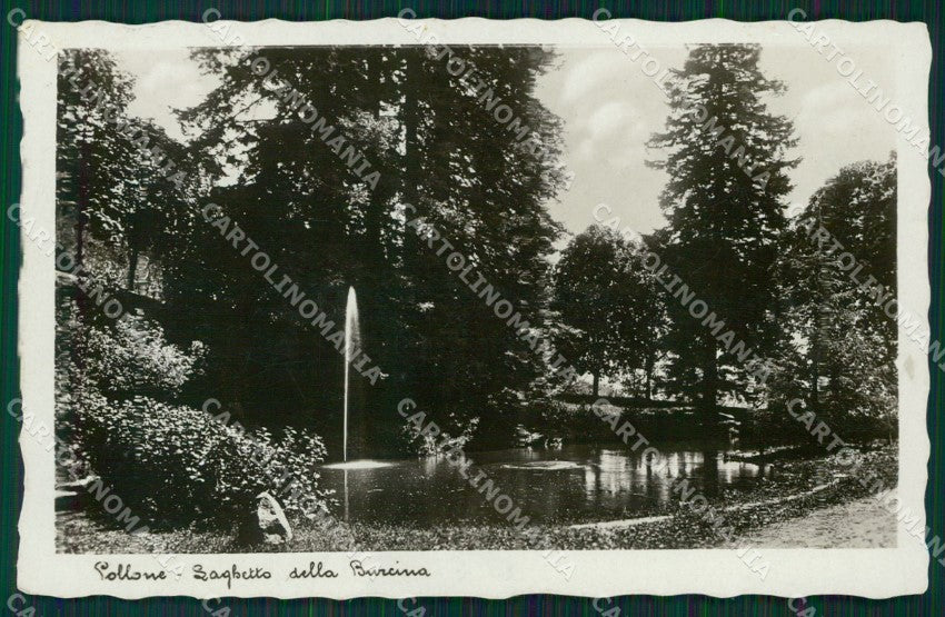 Biella Pollone Laghetto sulla Burcina Foto cartolina MT1008 – fronte