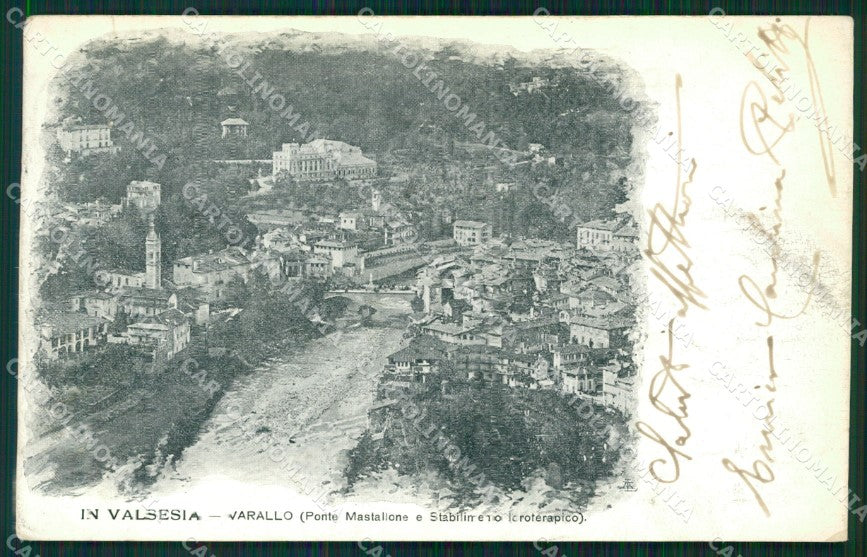 Vercelli Varallo cartolina MT1013 – fronte