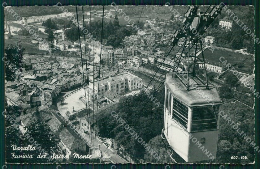 Vercelli Varallo Funivia del Sacro Monte Foto cartolina MT1014 – fronte