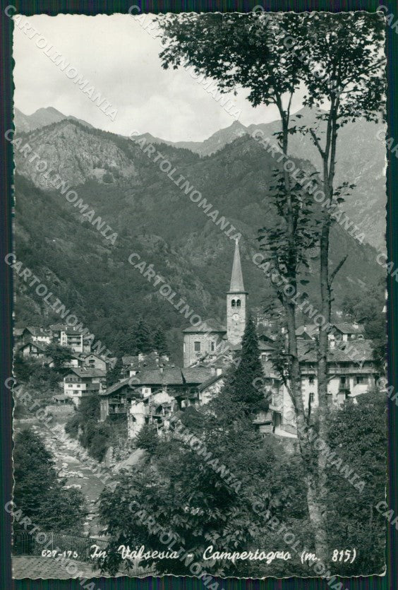 Vercelli Campertogno Val Sesia Foto cartolina MT1015 – fronte