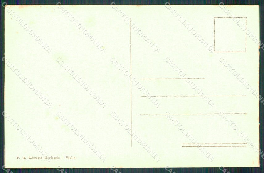 Biella città Porta Torino cartolina MT1038 – retro