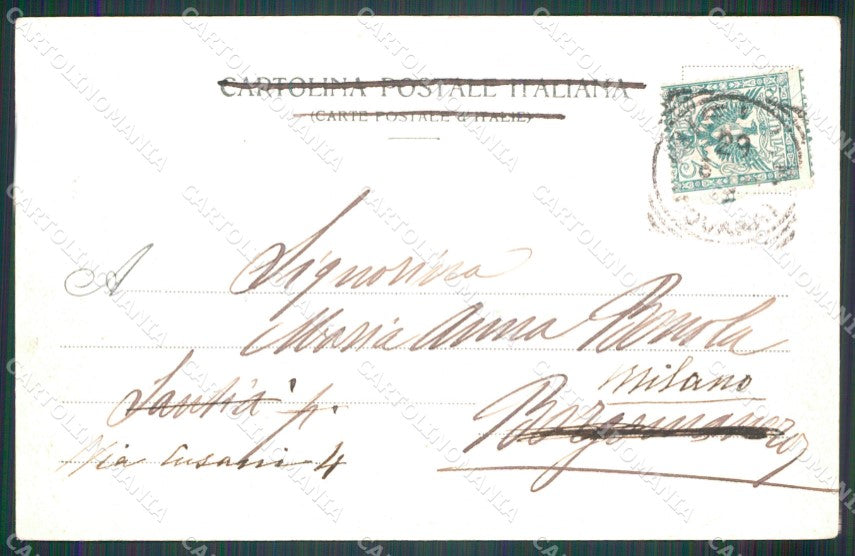 Biella città Funicolare cartolina MT1039 – retro