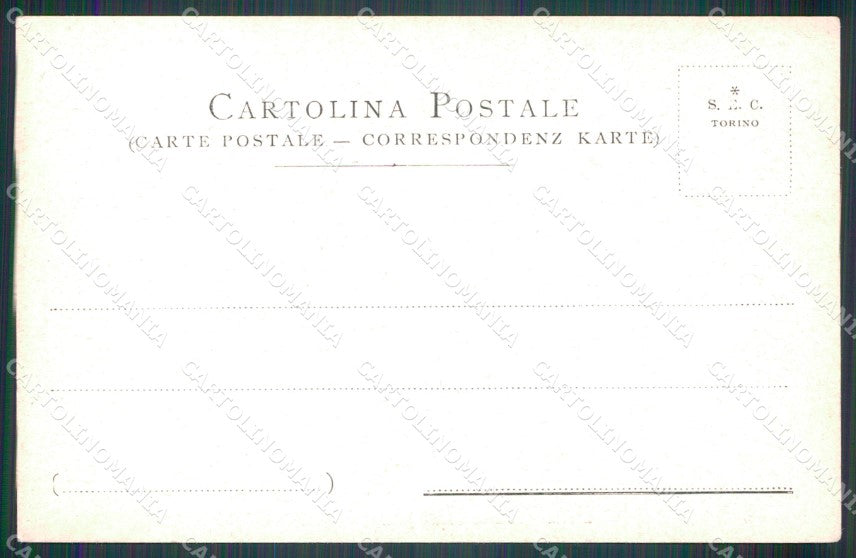 Biella città Palazzo Municipale cartolina MT1041 – retro
