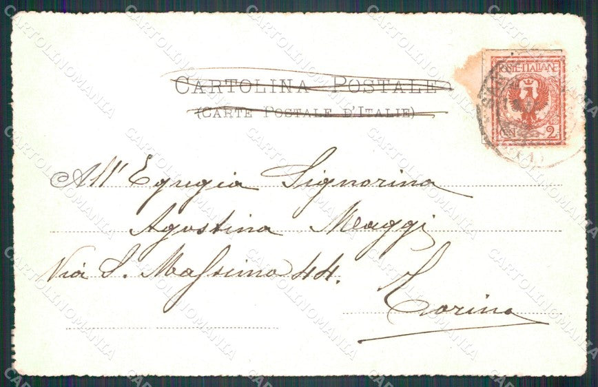 Biella città Costumi cartolina MT1046 – retro
