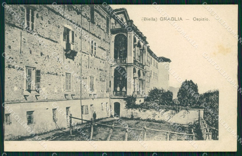 Biella Graglia Ospizio cartolina MT1056 – fronte
