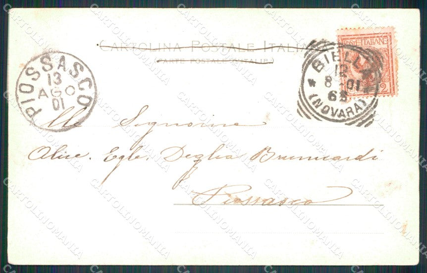 Biella Oropa Ospizio Foto cartolina MT1065 – retro