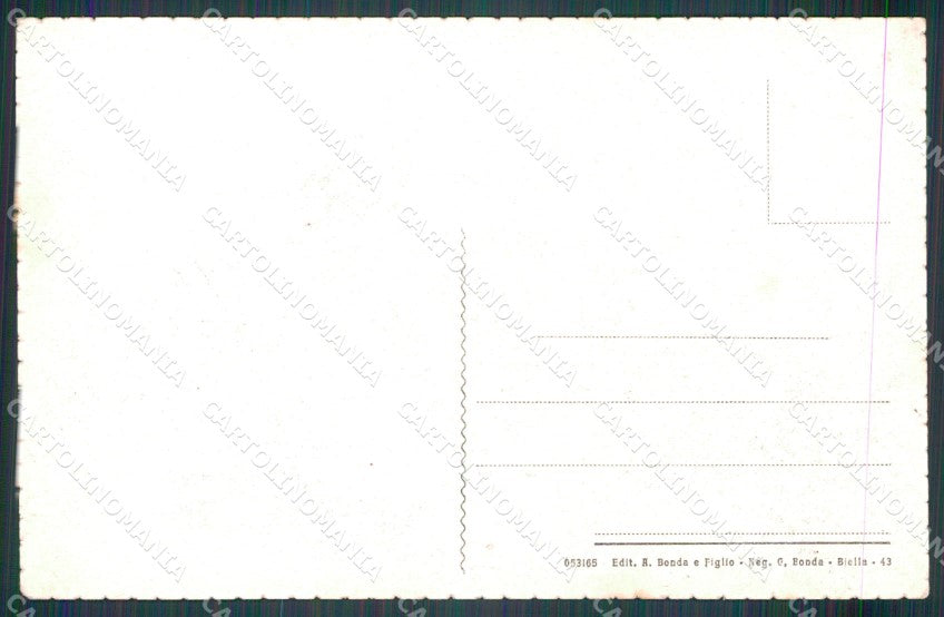 Biella Oropa Tram cartolina MT1071 – retro