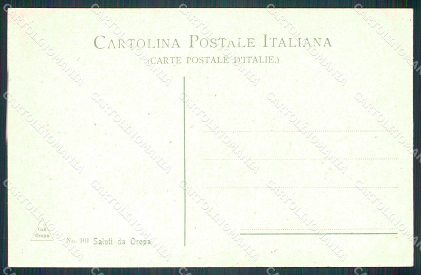 Biella Oropa ABRASA cartolina MT1073 – retro