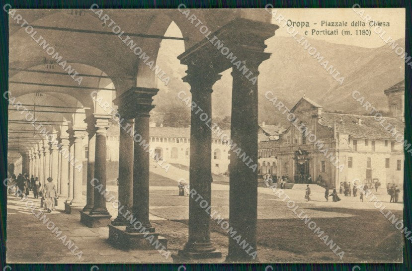 Biella Oropa Santuario cartolina MT1092 – fronte